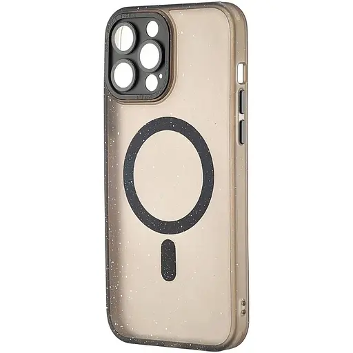 Чехол-накладка DK для Apple iPhone 12 Pro Max MagSafe Composite Matte Splash (black) - фото 7