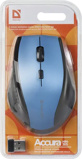 Мишка Defender Accura MM-365 Blue (52366) - фото 4