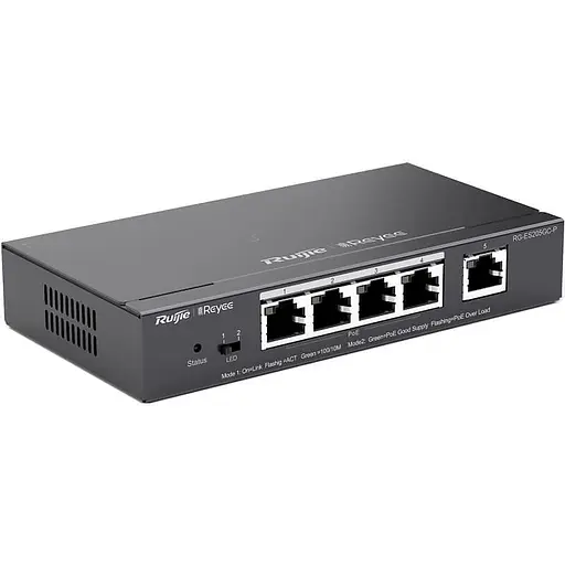 Комутатор Ruijie Reyee RG-ES205GC-P (RG-ES205GC-P) - фото 2