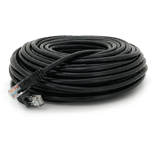 Патч-корд литий RITAR, UTP, RJ45, Cat.6, 25m, чорний, Cu (мідь)