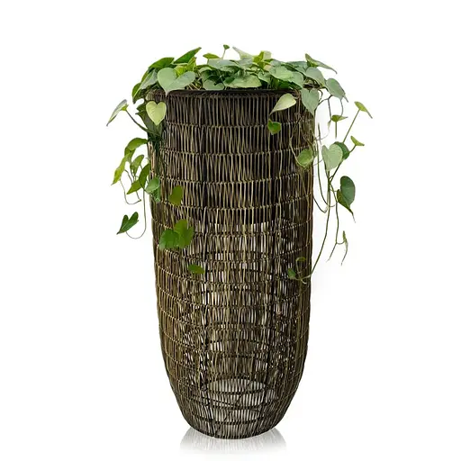 Кашпо Engard из искусственного ротанга 40х40x91 см (HA-04) - фото 7