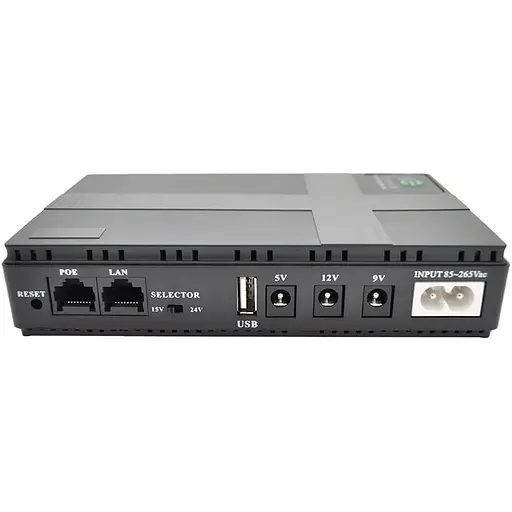 Джерело безперебійного живлення Voltronic 18 ВА / 18 Вт / 8.8 А*ч (DC1018P) - фото 1