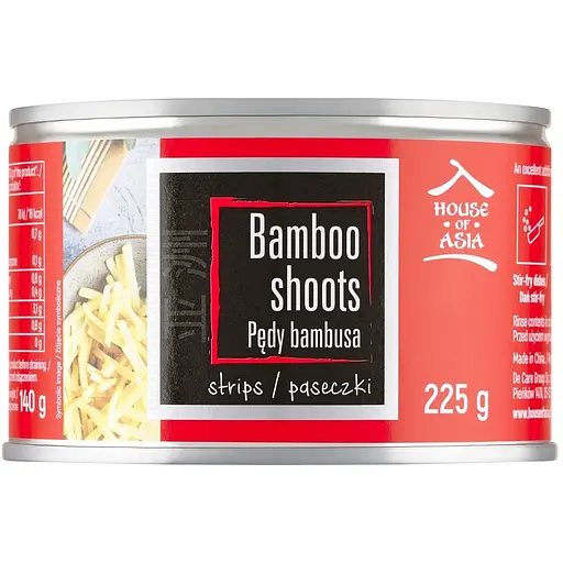 Смужки з бамбукових пагонів House of Asia 225 г