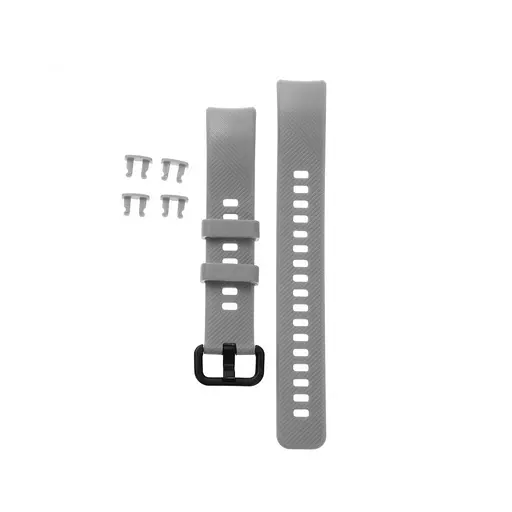 Ремінець для фітнес-браслета MIIQNUS для Honor Band 4 і 5 сірий - фото 4