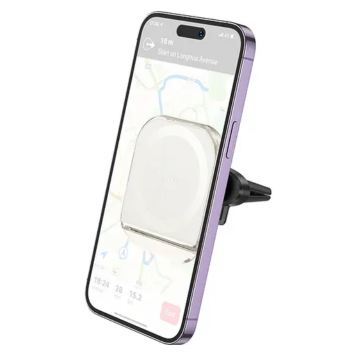 Автотримач Hoco H42 магнітний білий - фото 4