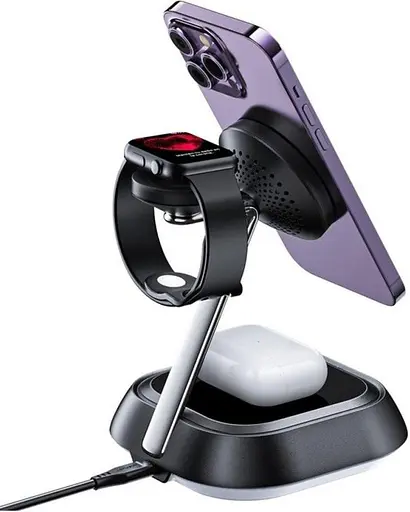 Док-станція Acefast E16 Desktop 3-in-1 Black (AFE16B) - фото 6