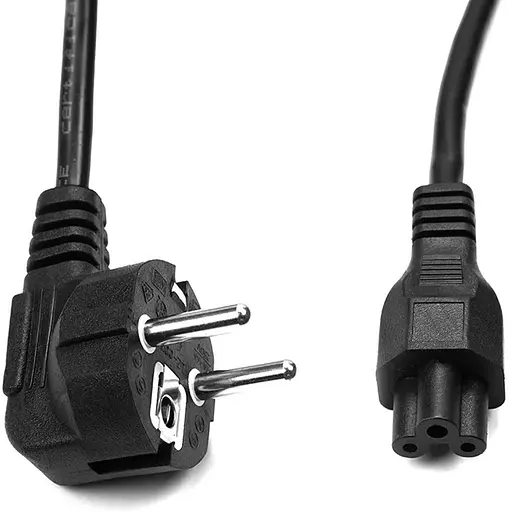 Кабель питания PowerPlant C5, 220V, 3x0.75, медь, 1м