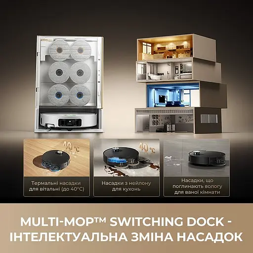 Робот-пилосос Dreame Bot MatriX 10 Ultra Black (RLX95CE-bl) [147256] - фото 10