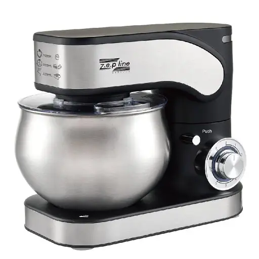 Кухонний тістоміс міксер 4в1 3500 Вт на 6 літрів Zepline з нержавіючої сталі ZP-136 - фото 7