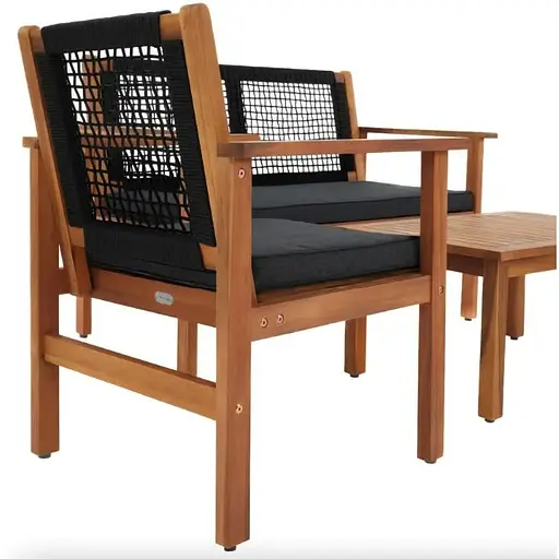 Комплект садових меблів Di Volio Marata чорний - фото 8