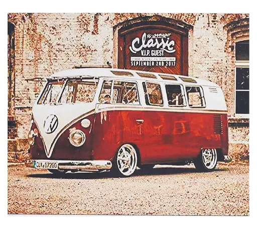 Картина по номерам "Красный фургончик" 30891 TK Group, 40х30см, в коробке (6900066370052) - фото 1