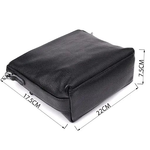 Женская сумка Vintage на плечо из качественной натуральной кожи 22х17.5х7.5 см sum0027516 - фото 3