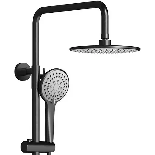 Душова система Dusel Lacio Black Matt (231355000), Чорний матовий - фото 1