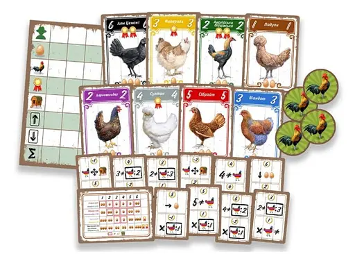 Настольная игра Lords of Boards Курочки (Hens) (укр.) (LOB2202UA) - фото 2