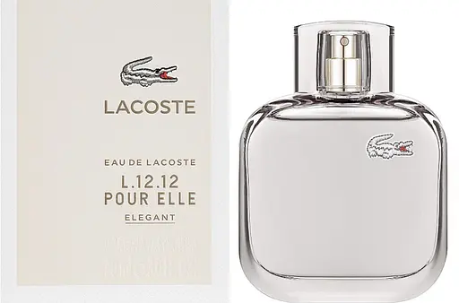 Туалетна вода жіноча Lacoste Eau De L.12.12 Pour Elle Elegant, 90 мл
