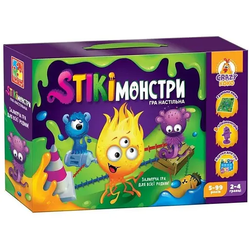Настільна гра Vladi Toys Стікімонстри VT8055-35 (4820234763290) - фото 1