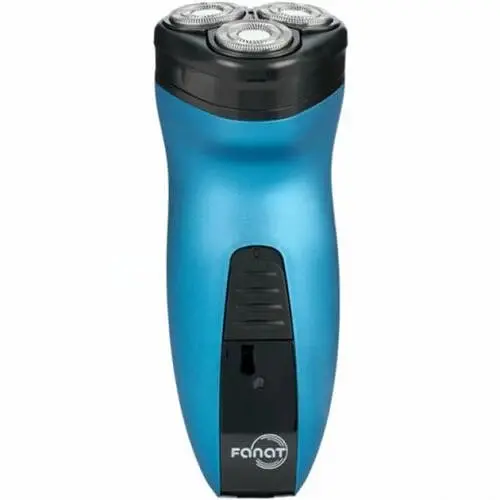 Електробритва Новий Харків НХ-8527 Fanat Silver, 6W, роторна, сухе гоління, 3 головки для гоління, подвійні леза, повторение контуров лица, індикатор роботи/включення, тример для скронь