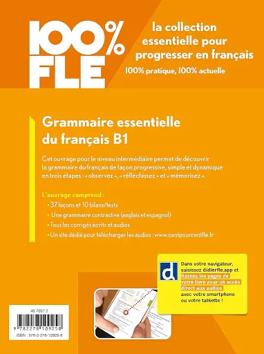 100% FLE B1 Grammaire essentielle du français Livre + didierfle.app - фото 2
