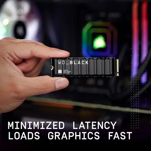 Накопитель SSD NVME WD Black SN850X 1TB (WDS100T2XHE) с радиатором - фото 6