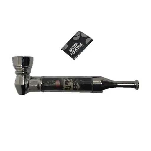 Трубка курильна металева №HL-YD038-3 Череп (15566) - фото 3