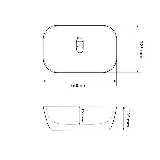 Умивальник VBI Ravenna travertine glossy накладний VBI-011204 - фото 2