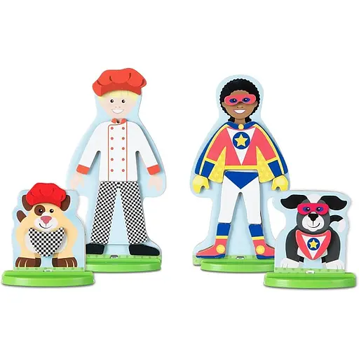 Набір Melissa & Doug Діяльність з магнітними фігурками дерев'яний (MD9309) - фото 3