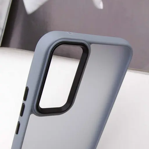 Чехол TPU/PCLyon Frosted для Samsung Galaxy S25+/S24+ Sierra Blue - фото 4