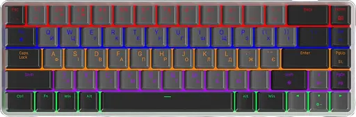 Клавіатура бездротова GamePro MK122R Red Switch Dark Gray