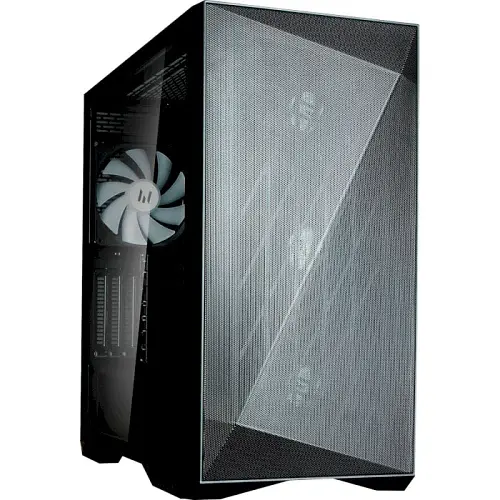 Корпус Zalman Z9 Iceberg MS, Black, Mid Tower, без БЖ, для E-ATX / ATX / Micro ATX / Mini ITX, 1xType-C / 2xUSB 3.0 / 2xUSB 2.0, макс. CPU - 185 мм / VGA - 390 мм, 4x140 мм ARGB, бічна панель із загартованого скла - фото 2
