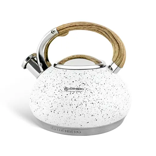 Чайник со свистком Edenberg EB-8811-White 3 л белый