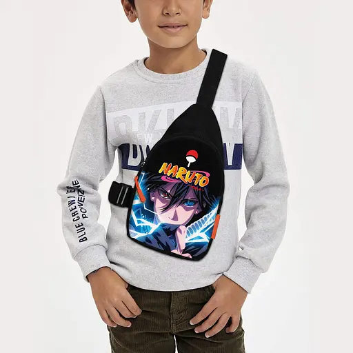 Сумка через плече дитяча Аніме Naruto 29х17 см сумка слінг для хлопчика (02051)