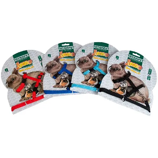 Поводок-шлея для гризуна TatraPet Jumbo 1х22-45 cм в асортименті