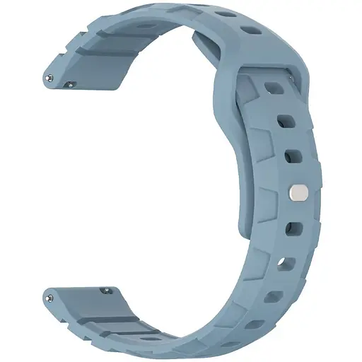 Силиконовый ремешок Defense для Smart Watch 22mm Light Blue - фото 2