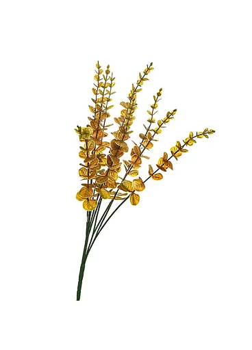 Гілка штучна "Евкаліпт", золота 62 см Elisey 8408-028  