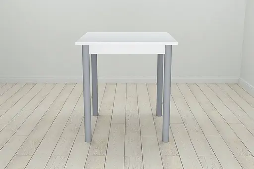 Стіл кухонний Ferrum-decor Агата 75x70x70 Сірий ДСП Біле 16мм (FRD-106242) - фото 2