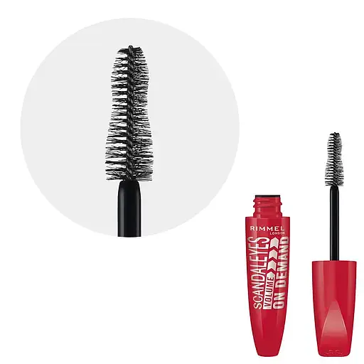 Тушь для ресниц Rimmel Scandaleyes Volume On Demand тон 002 (Brown black) 12 мл (8000018843562) - фото 4