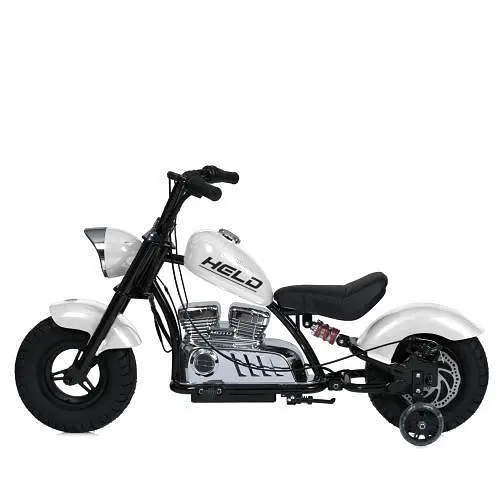 Электромобиль детский Мотоцикл M 6016AL-1 36V USB Bluetooth TF кожа белый - фото 5