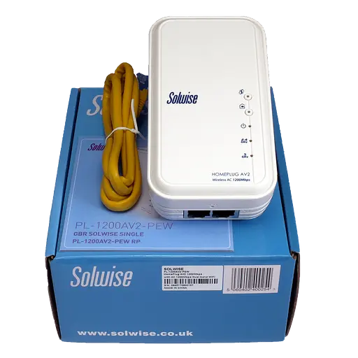 Маршрутизатор Powerline Solwise WiFi 1200AV Smart Link домашний штекер Mimo 11b/g/n/ac - фото 3