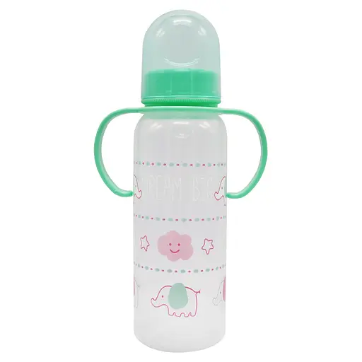 Пляшечка пластикова з ручками MGZ-0207(Green) 250 мл