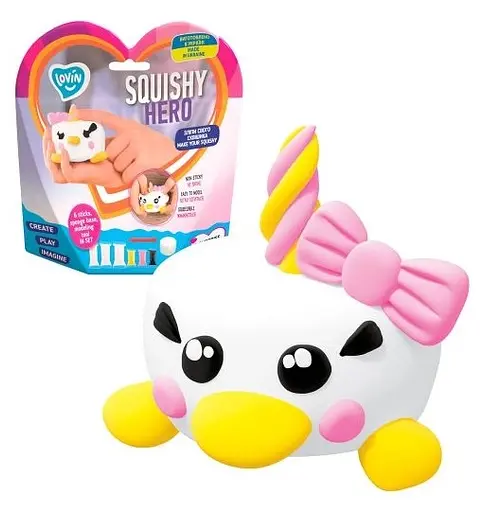 Набор для лепки с воздушным пластилином Squishy Teency-Weensy, TM Lovin