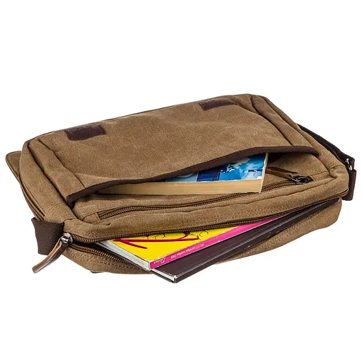 Сумка текстильна Vintage 37х30х3.5 см sum0012208 - фото 3