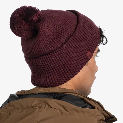 Шапка Buff Khitted Hat Tim Maroon (1033-BU 126463.632.10.00) - фото 6
