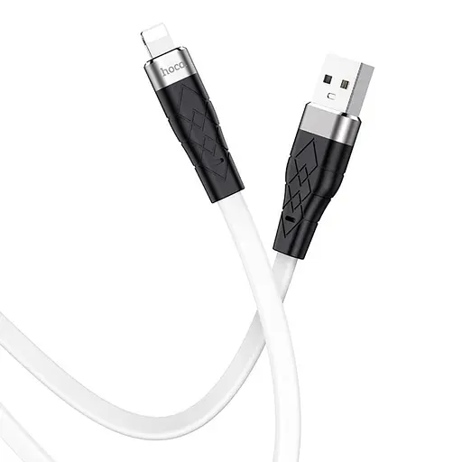 Кабель Hoco X53 USB to Lightning 1 м белый - фото 1