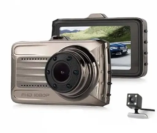 Автомобильный видеорегистратор DVR 666+ с расширенным функционалом для записи дороги Черный - фото 2