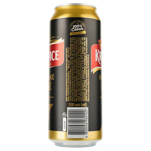 Уценка. Пиво Krusovice Cerne, темное, 3,8%, ж/б, 0,5 л (743431) - фото 2