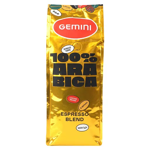 Кофе в зернах Gemini 100% Arabica 1 кг - фото 2