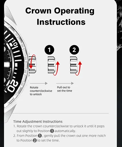Годинник North Edge Triton 30 Bar - фото 5