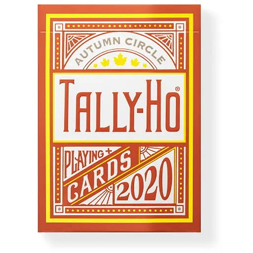 Карты игральные United States Playing Card Company Tally-Ho Autumn Circle Back (THACB) - фото 1