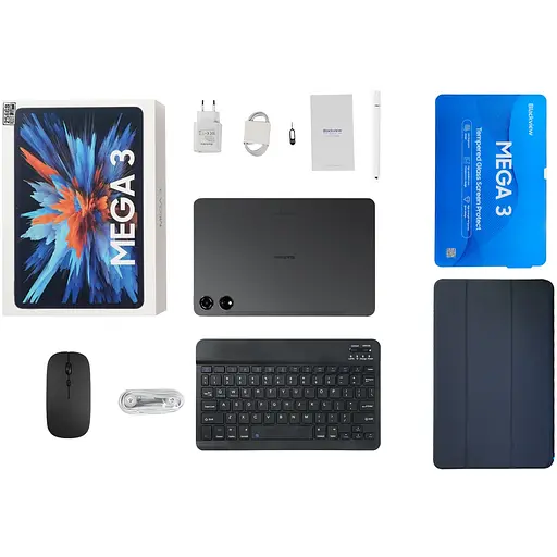 Планшет Blackview MEGA 3 12.1` FHD+ /12GB/256GB/ G100 /8800mAh/ 50+13Мп /LTE Чохол+ стилус Grey - фото 9