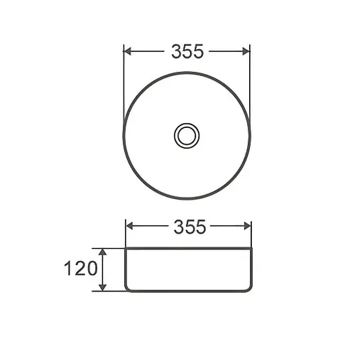 Накладная раковина Mixxus Premium TOPPER-0102 (MP6680) - фото 2